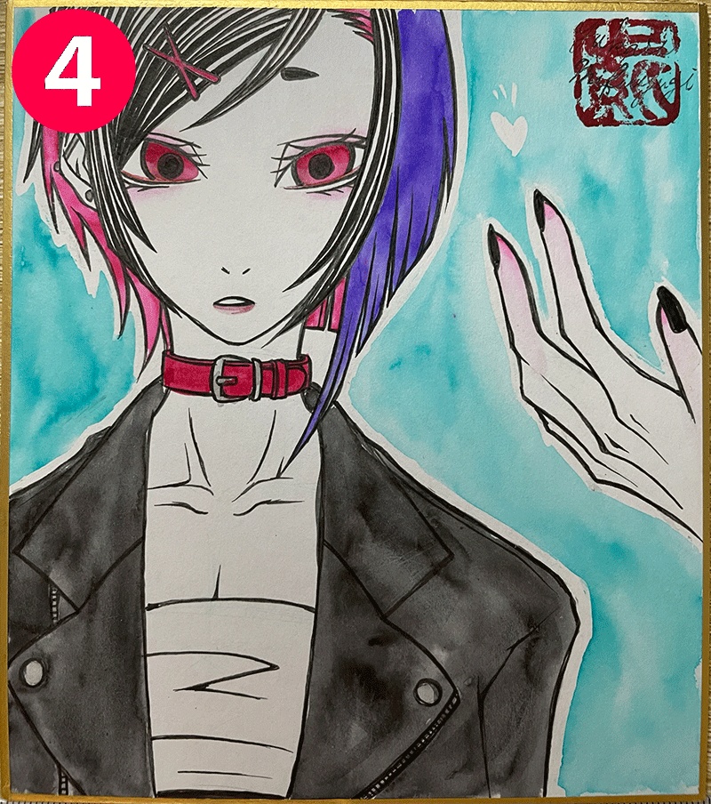 創作ミニ色紙㉛