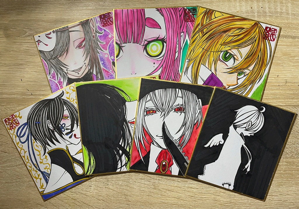 創作ミニ色紙㉜