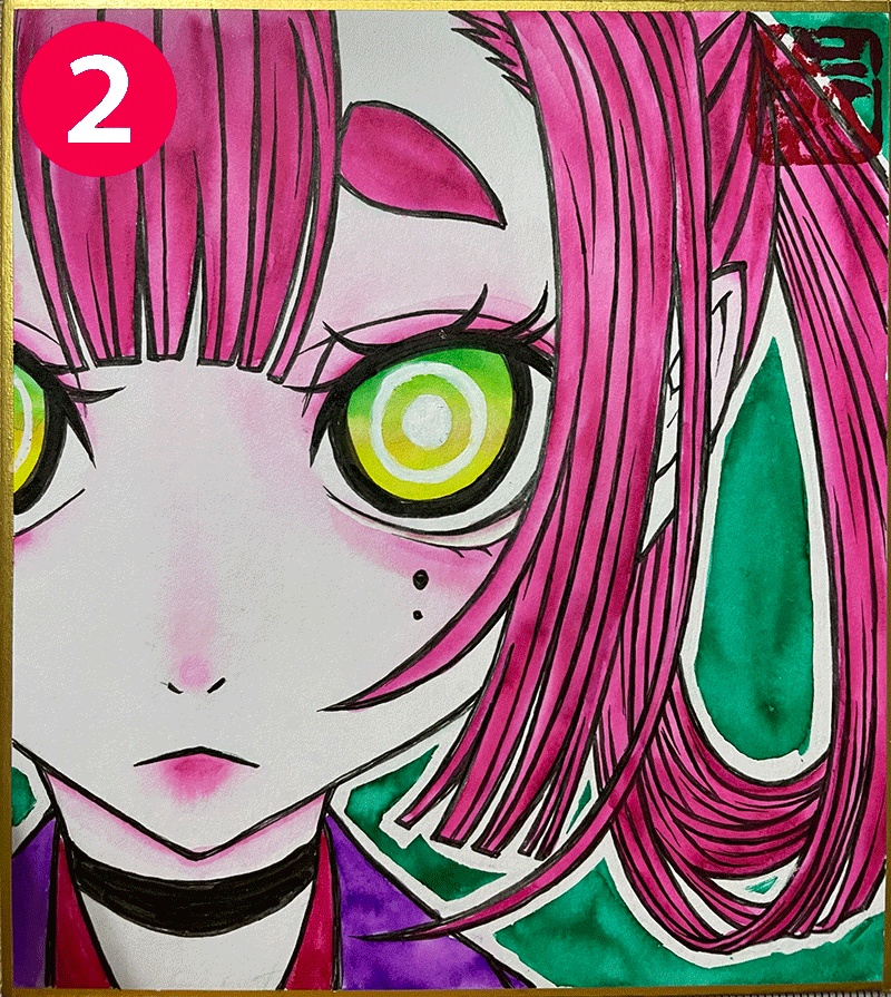 創作ミニ色紙㉜