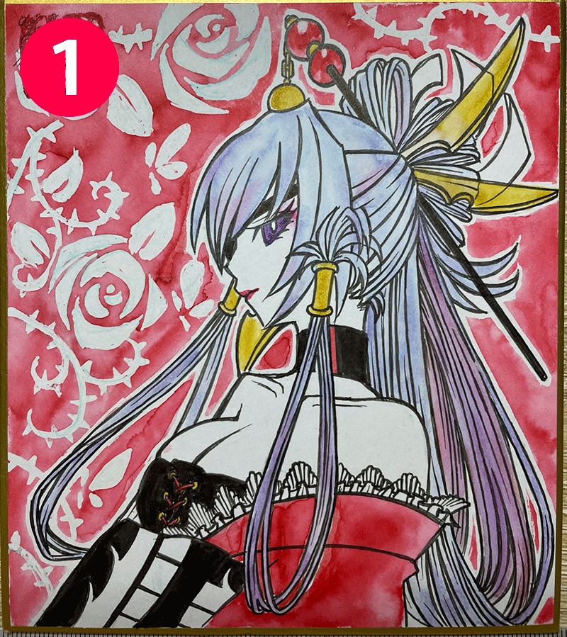 創作ミニ色紙㉝