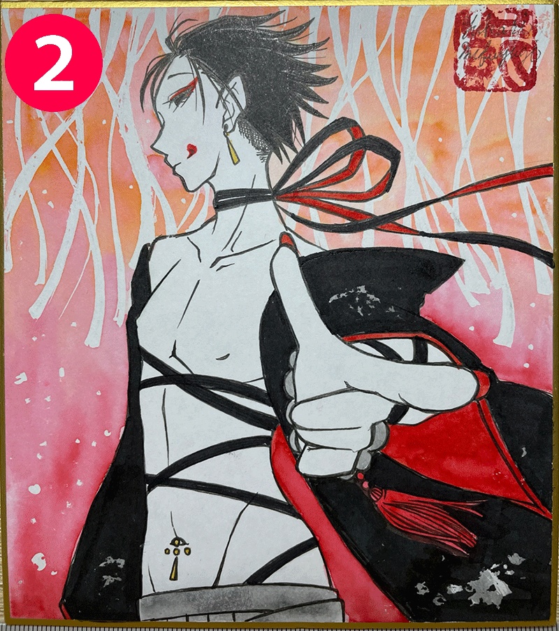 創作ミニ色紙㉝