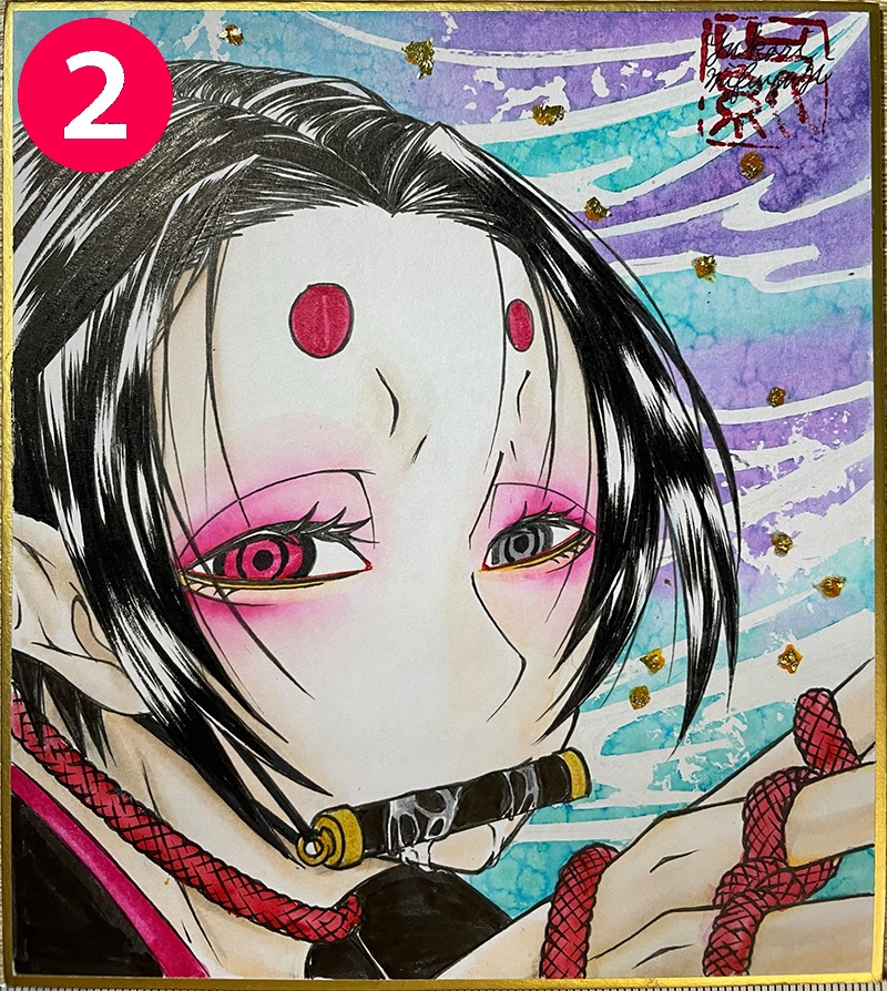 創作ミニ色紙㉟