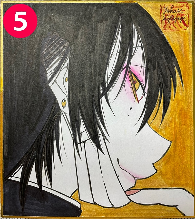 創作ミニ色紙㉟