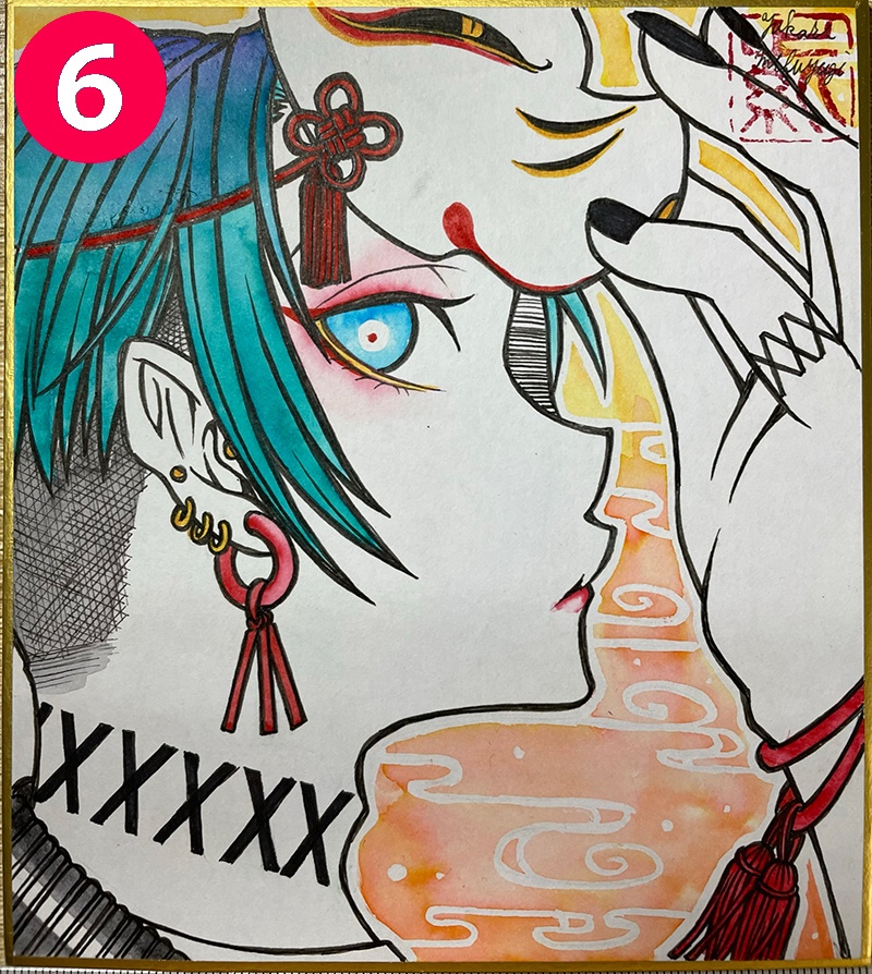 創作ミニ色紙㉟