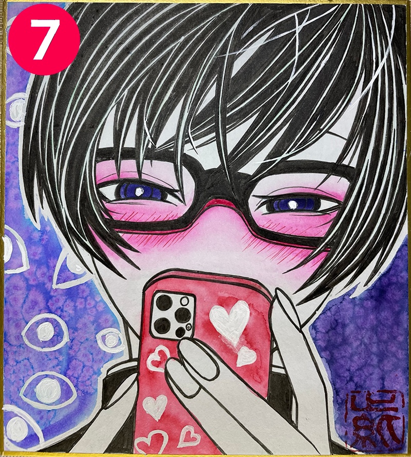 創作ミニ色紙㊱