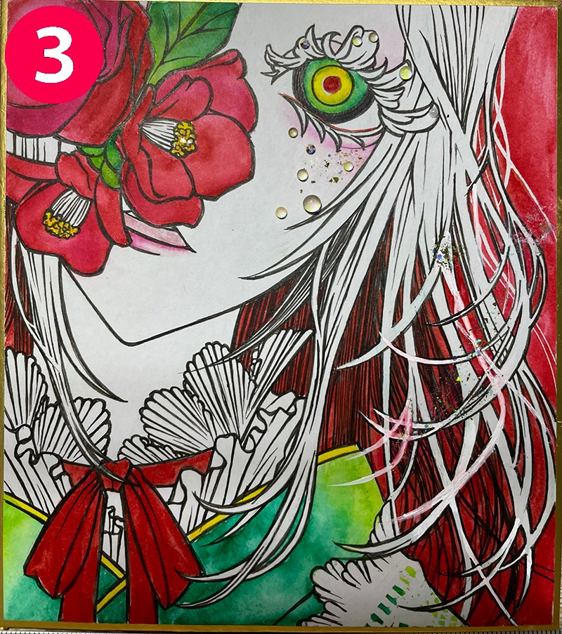 創作ミニ色紙㊱