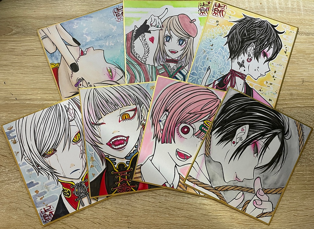 創作ミニ色紙㊲