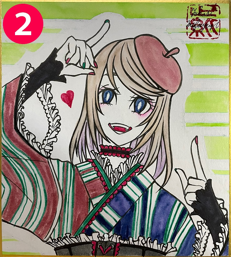 創作ミニ色紙㊲