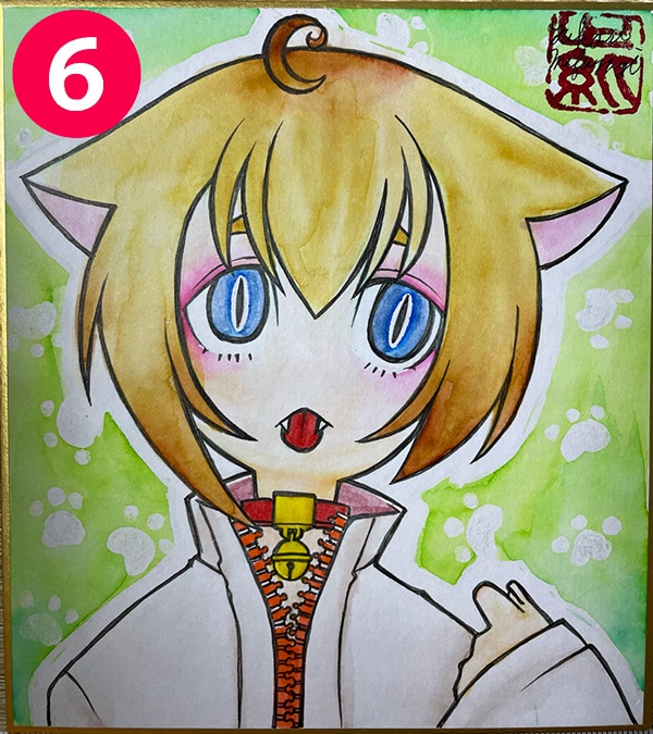 創作ミニ色紙㊵