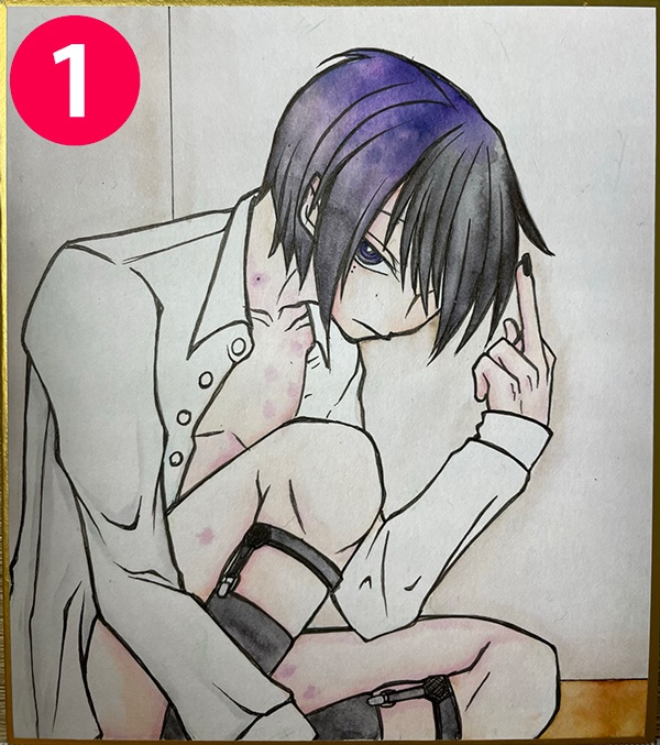 創作ミニ色紙㊵