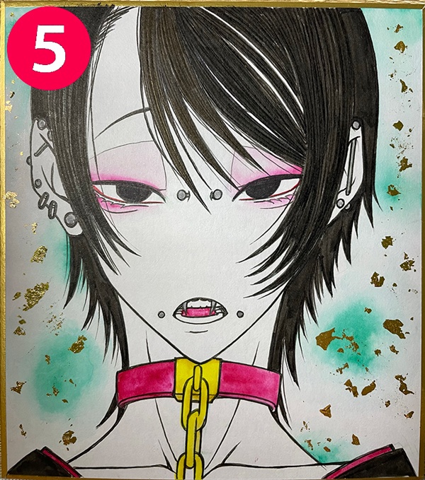 創作ミニ色紙㊵