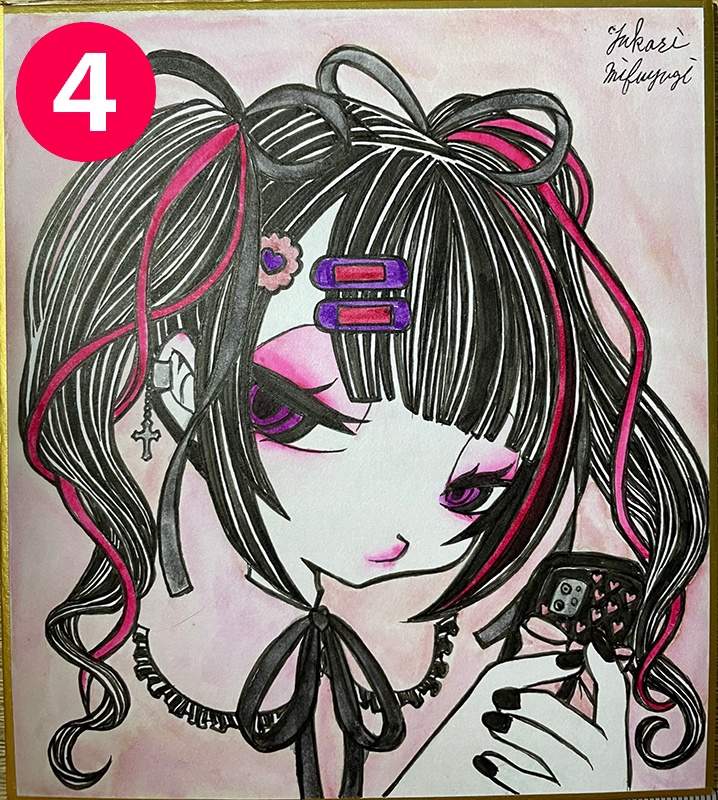 創作ミニ色紙㊵