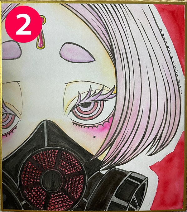 創作ミニ色紙㊵