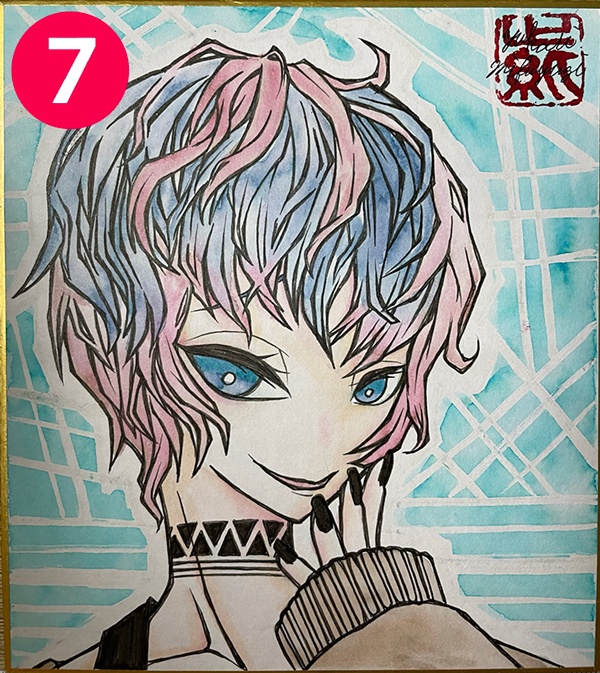 創作ミニ色紙㊵