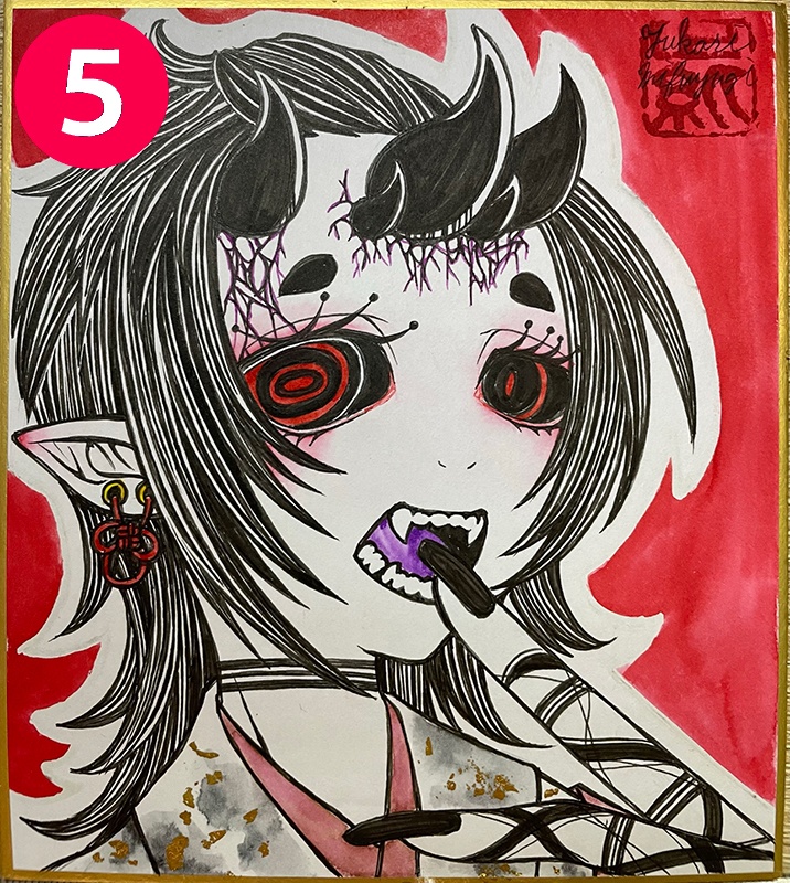 創作ミニ色紙㊶