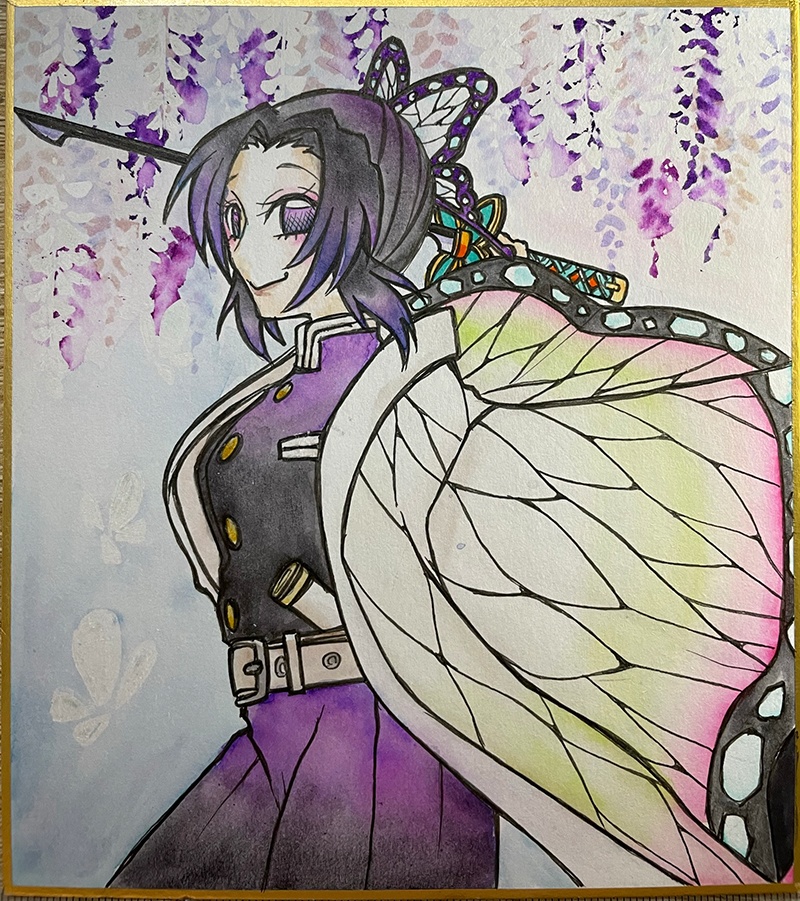 【色紙原画】胡蝶しのぶ