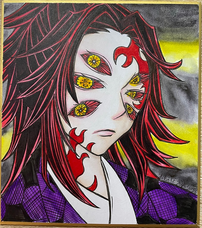【色紙原画】黒死牟