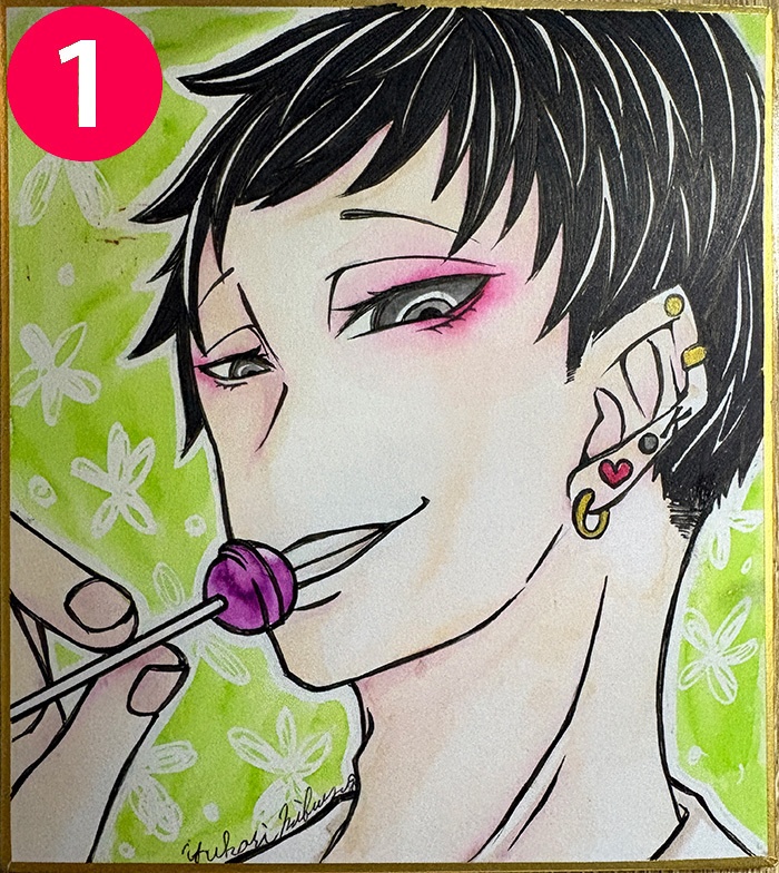 創作ミニ色紙㊺