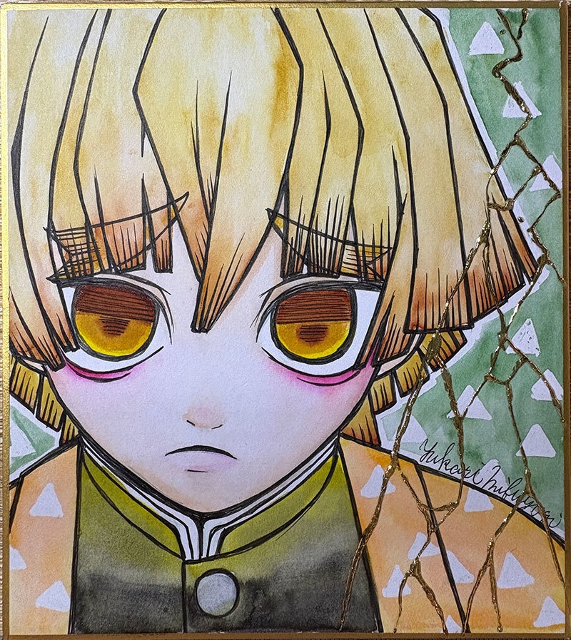 【色紙原画】我妻善逸