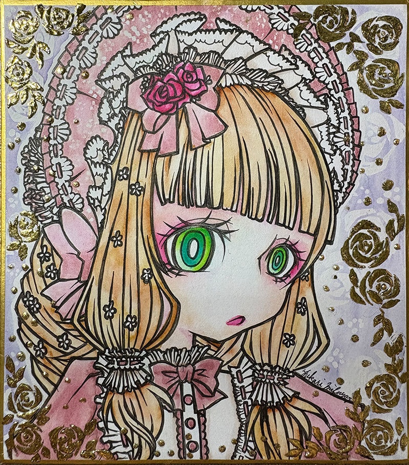 【色紙原画】ロリータ【オリジナル】