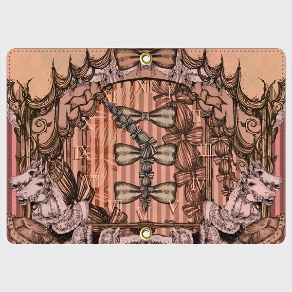 装飾リボンのパスポートケース