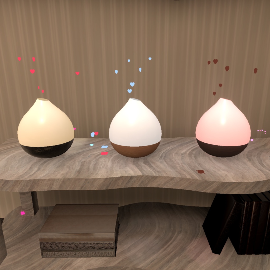 【VRC向け】Melty Heart Diffuser【3Dモデル】