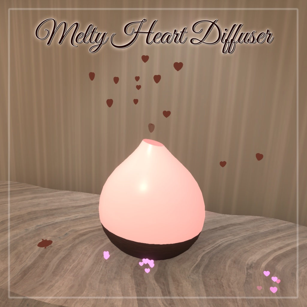 【VRC向け】Melty Heart Diffuser【3Dモデル】