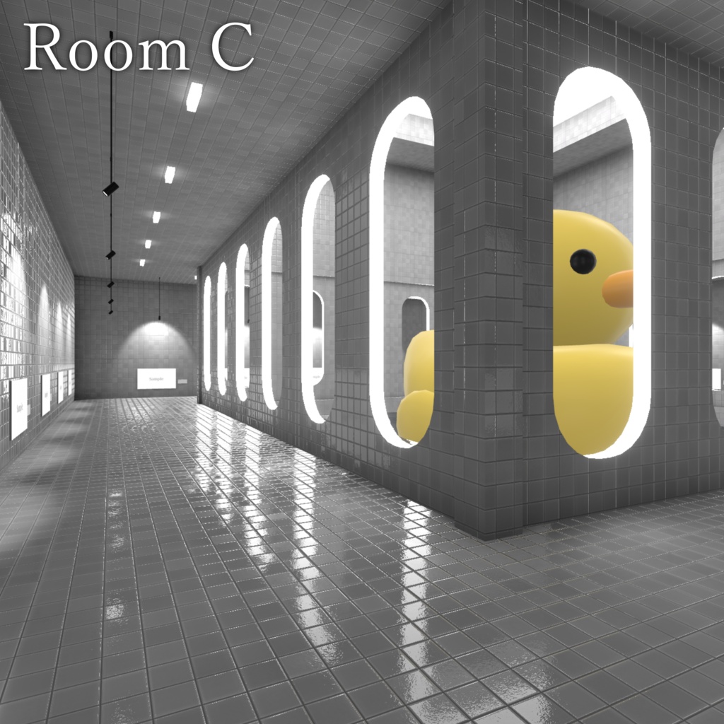 【VRC向けワールド】Liminal Photo Gallery【フォトギャラリー】
