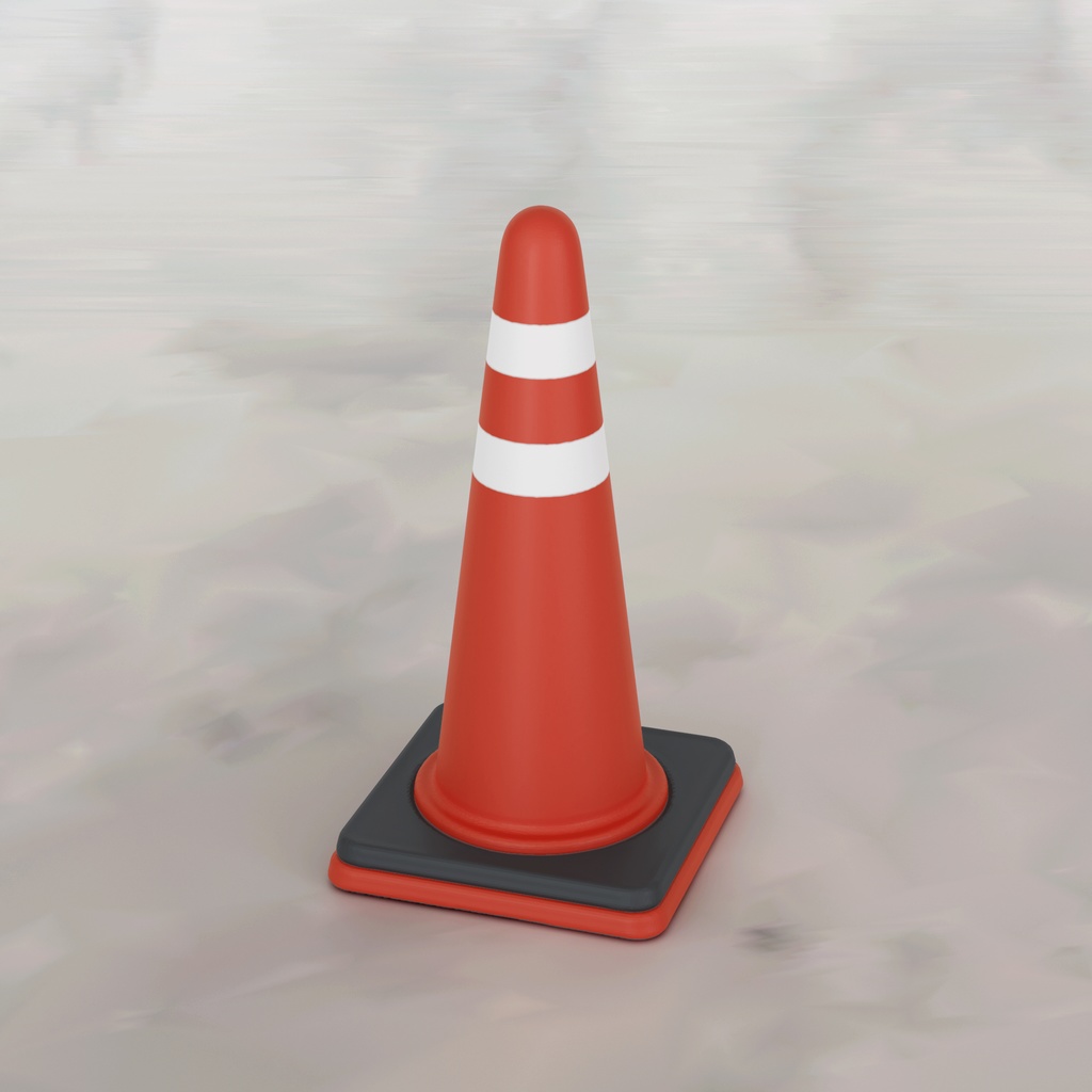 1/10スケール カラーコーン ミニチュア用 3Dデータ