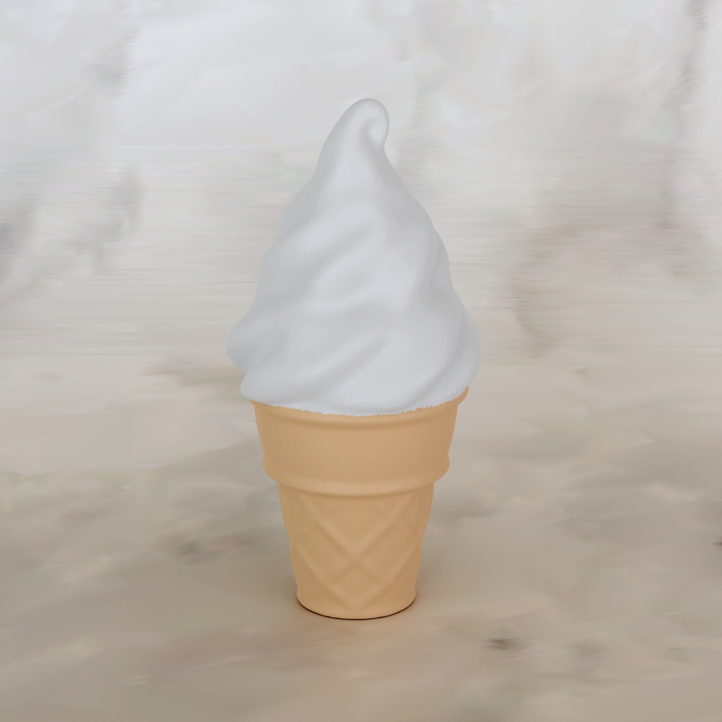 1/10スケール ソフトクリームオブジェ ミニチュア用 3Dデータ
