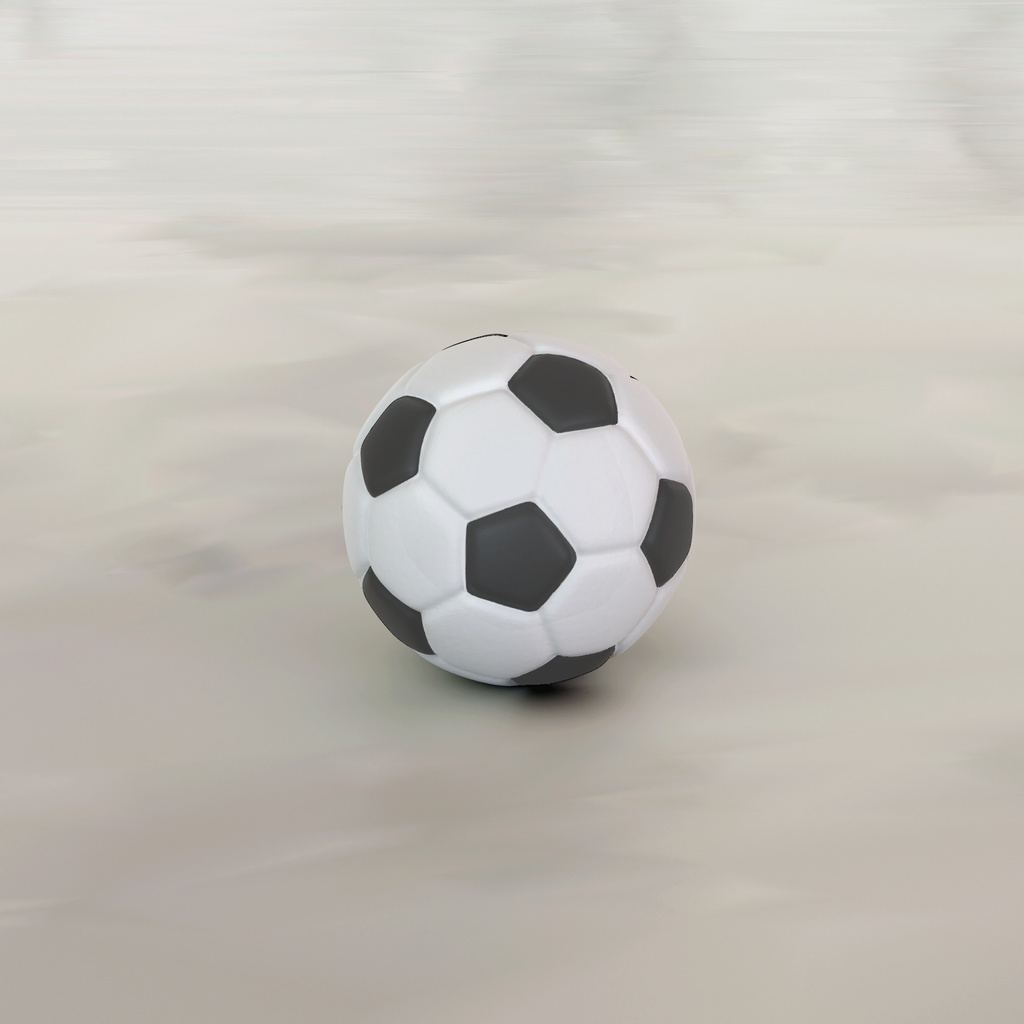 1/10スケール サッカーボール ミニチュア用 3Dデータ