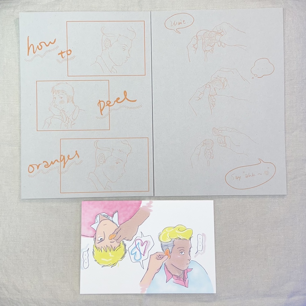 how to peel oranges / あんしんBOOTHパック