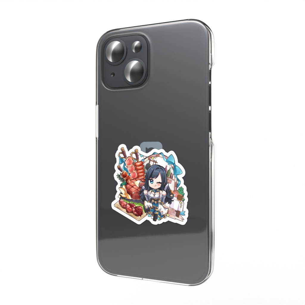 【LennaMarti】スマホステッカー(お肉)