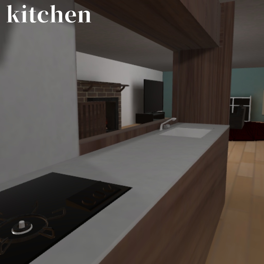 【VRC利用想定】理想的ワンルーム≪i_Home≫