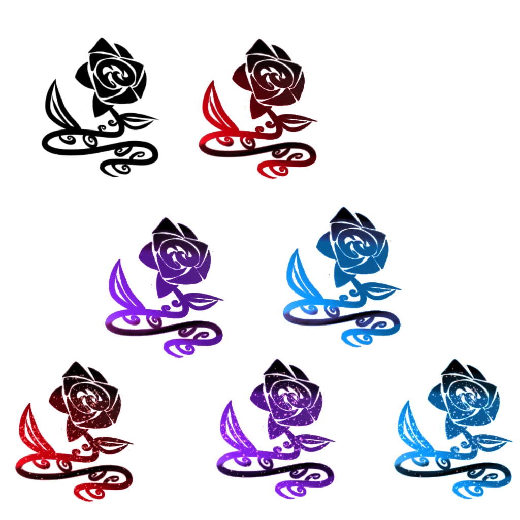 【VRC使用想定】タトゥーシールセット