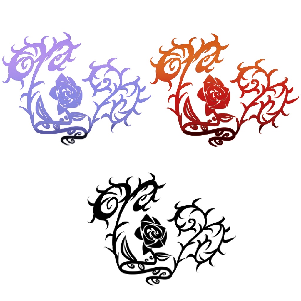 【VRC使用想定】タトゥーシールセット