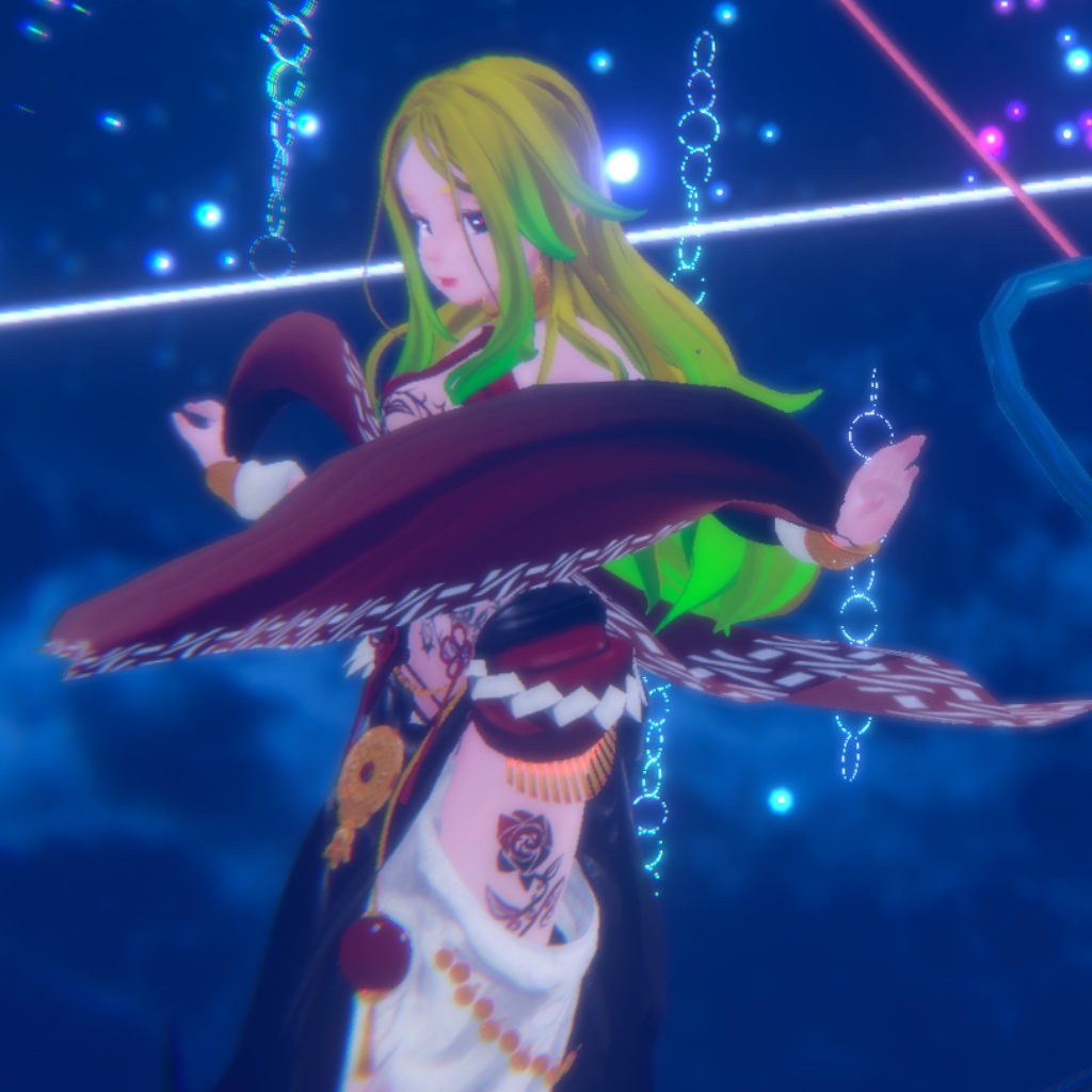 【VRC使用想定】タトゥーシールセット