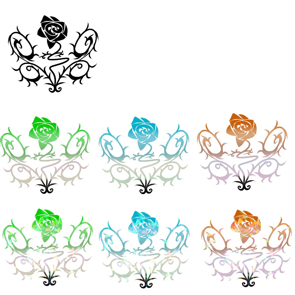 【VRC使用想定】タトゥーシールセット