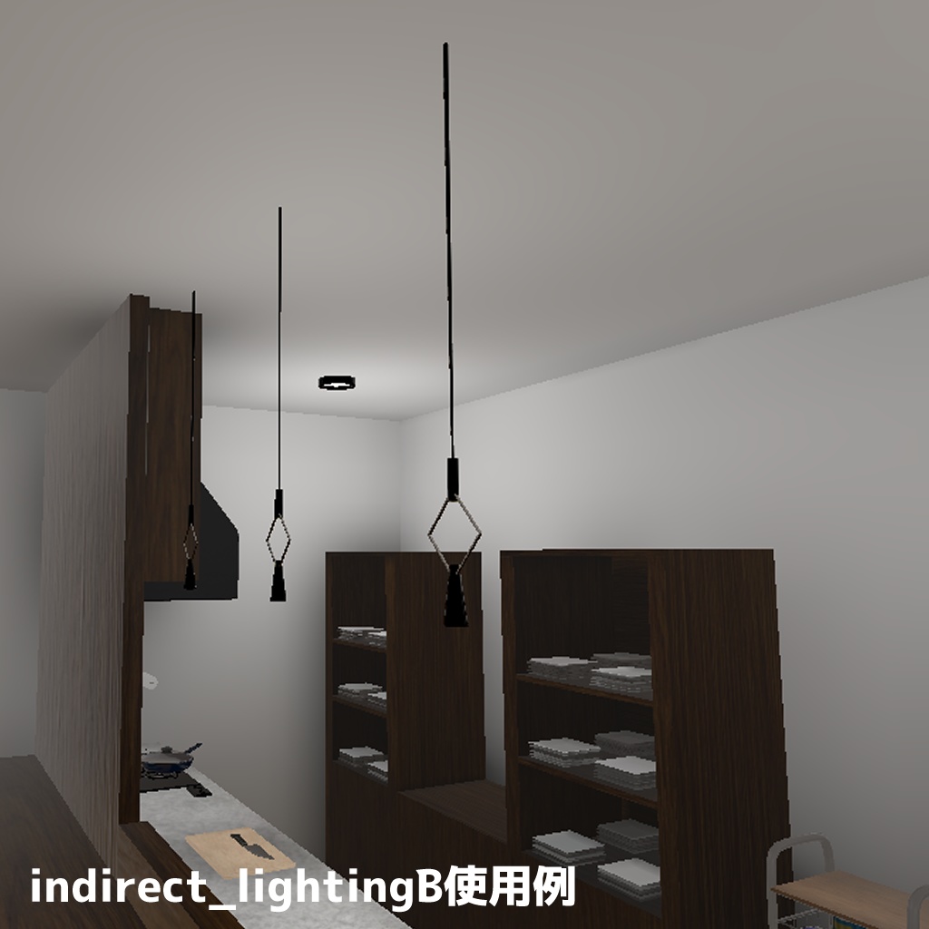 【VRChat使用想定】iNight式ライトセット -typeA-