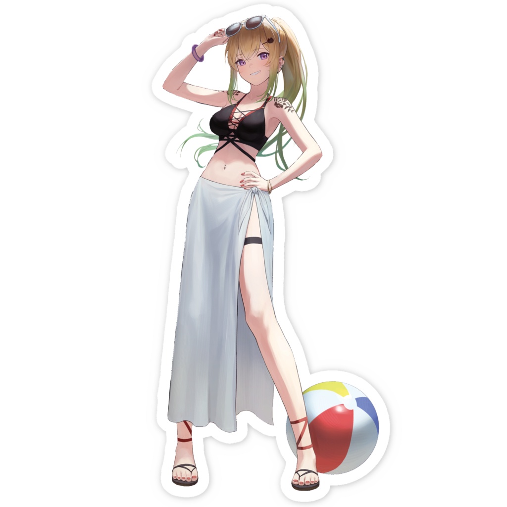 【再販~12/25 23:59】周年記念グッズ いつき姐さん水着ステッカー