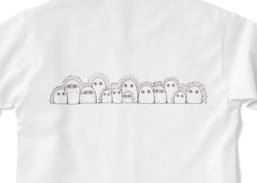 これは本当にTシャツです 《しろ〜い》