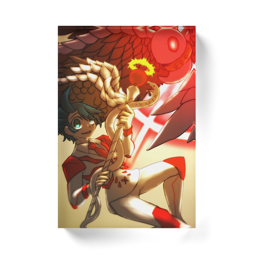 【アクリルブロック】白夜&職員ディア