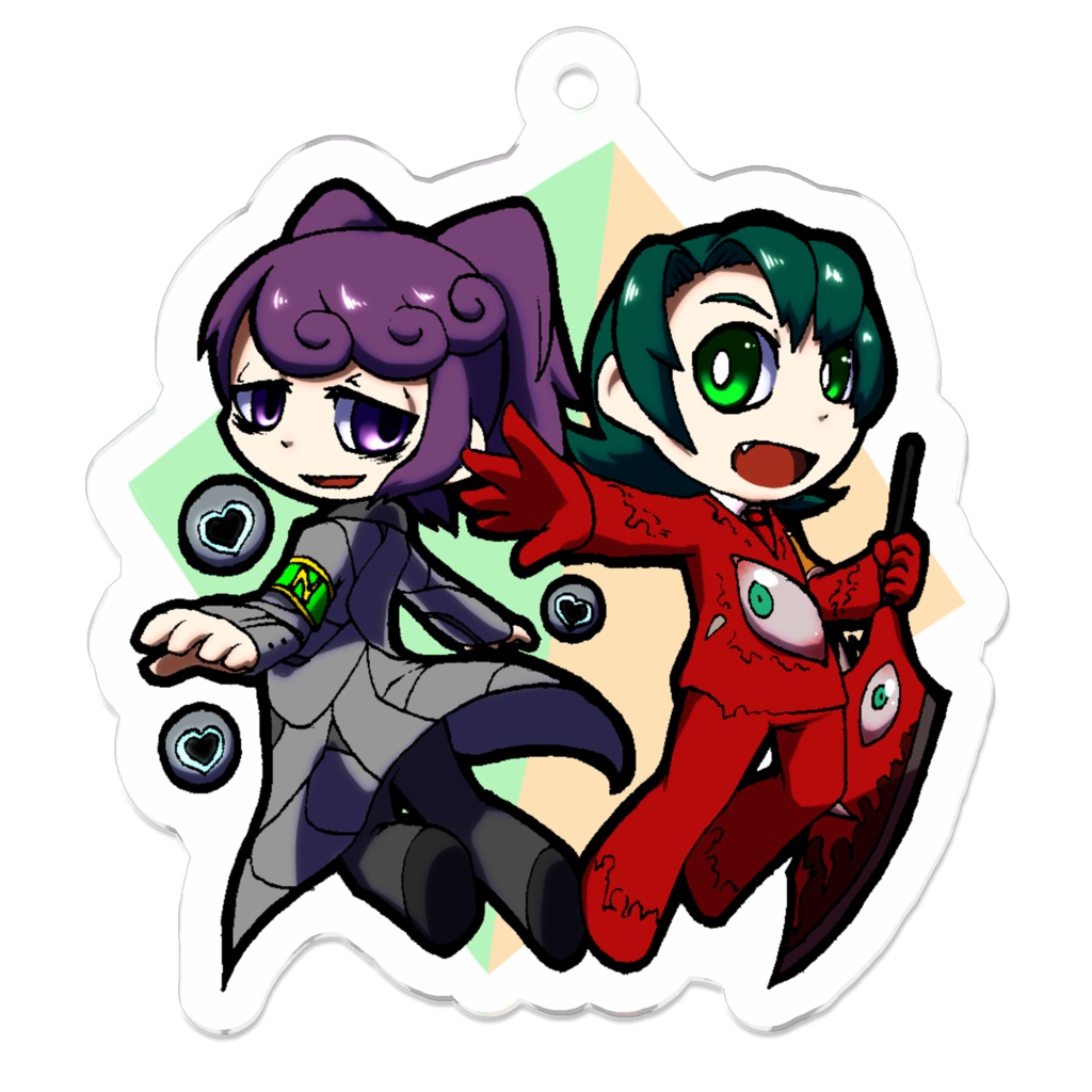 F支部職員アクキー・ティファニー＆パーカー