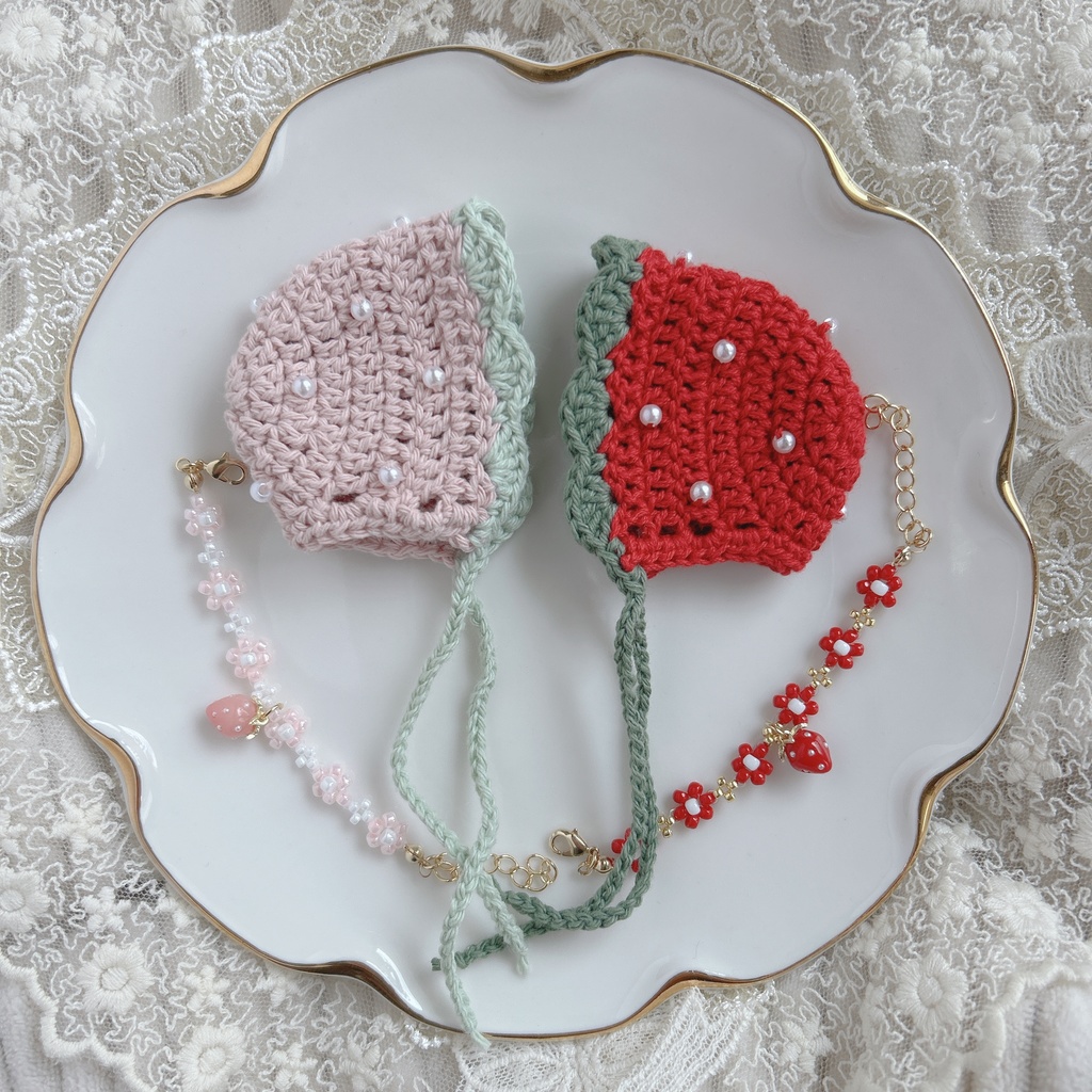 いちごボンネット（ポシェットなし）