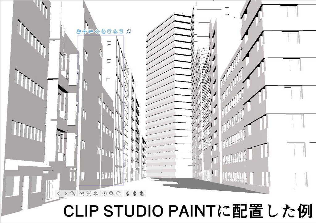 ビル3Dモデル【19種】階数を変えられる.blendファイル付