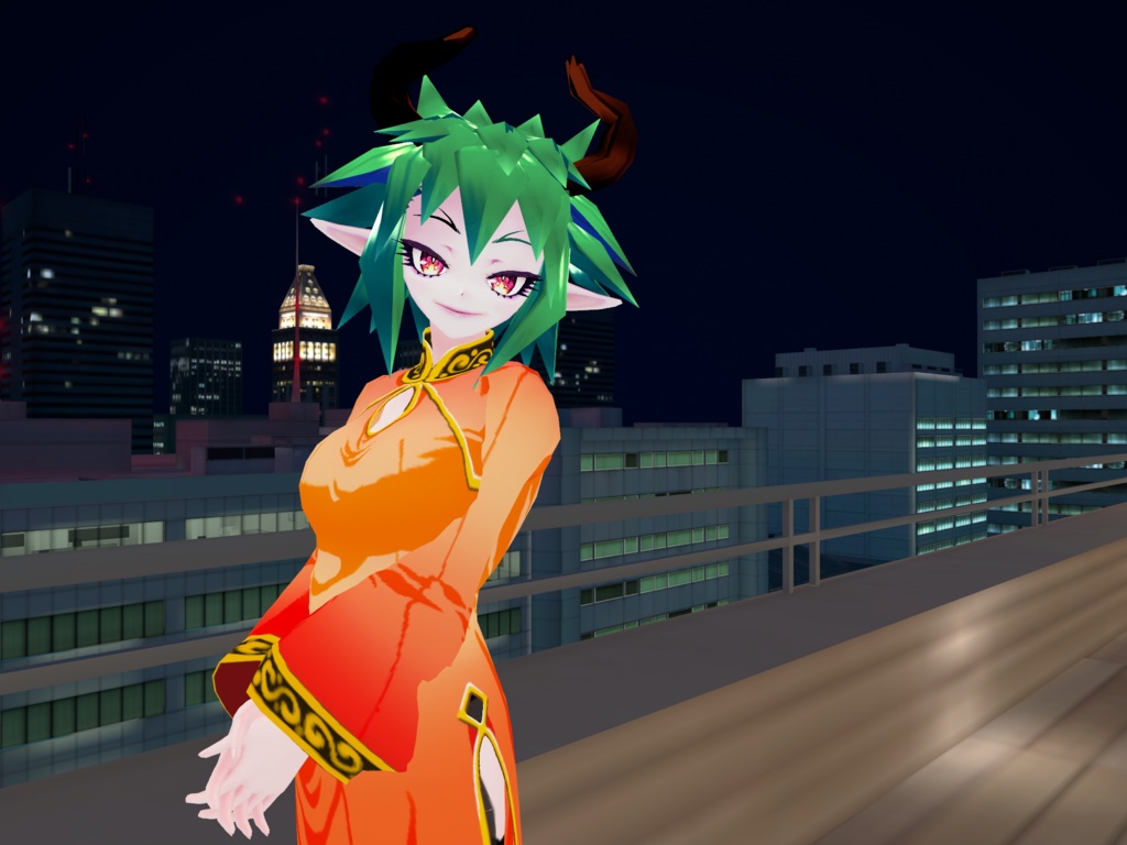 【VRM】ローストビーフドラゴン【3DCGアバター】 ver0.88