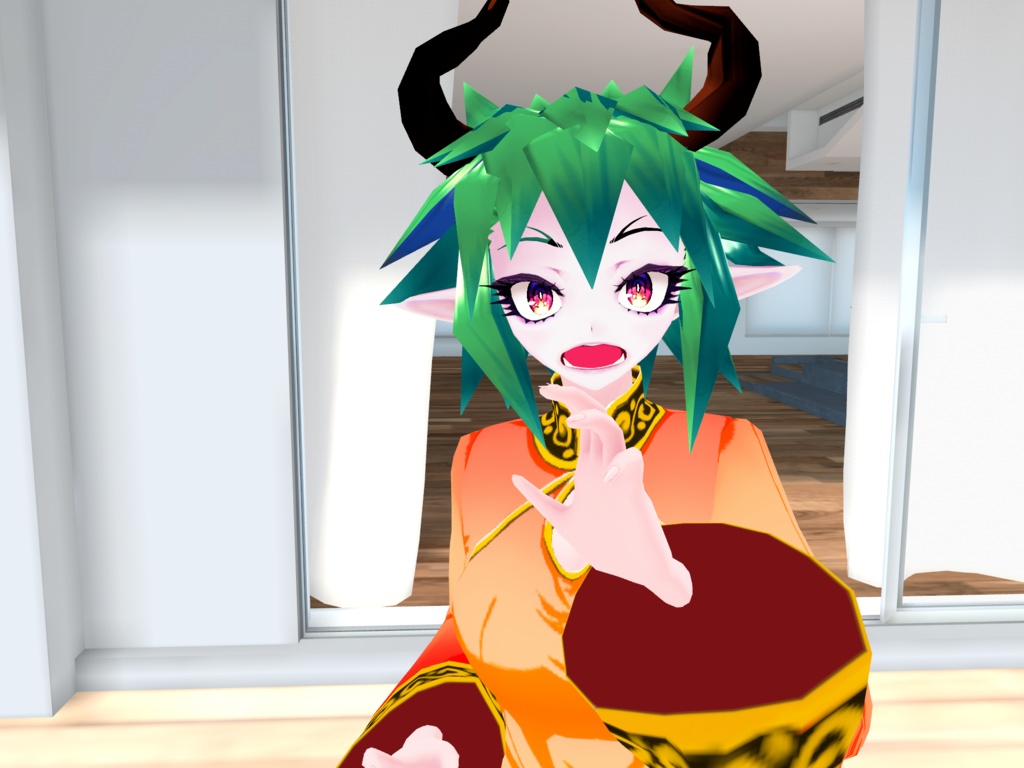 【VRM】ローストビーフドラゴン【3DCGアバター】 ver0.88