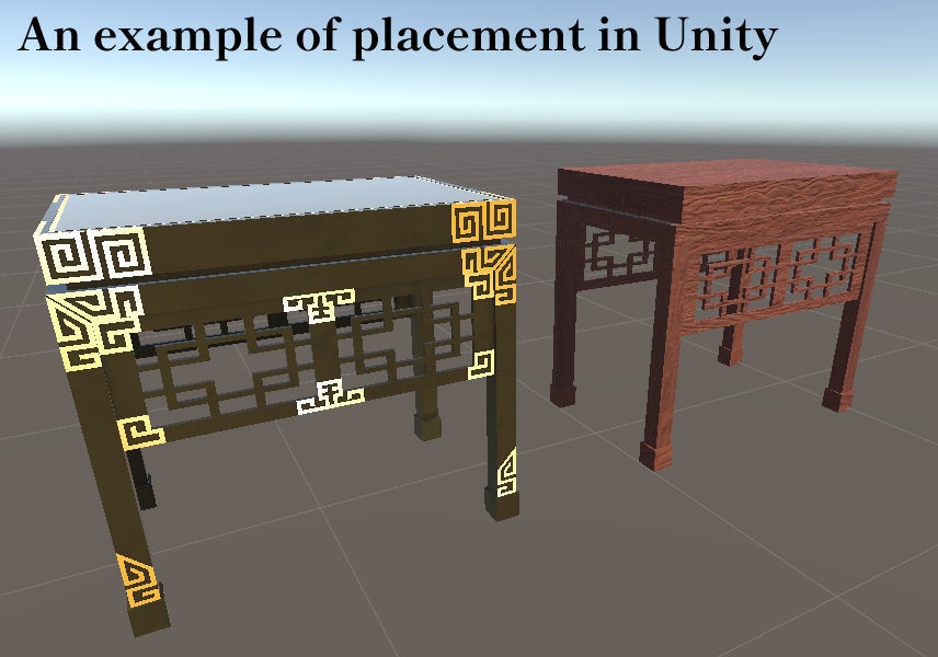 【VketBM可】中国机 Chinese Desk【.fbx+.glb】