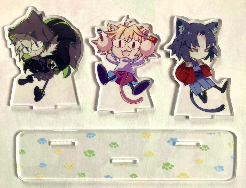 ネコまみれ！アクリルスタンド(ジオラマ)
