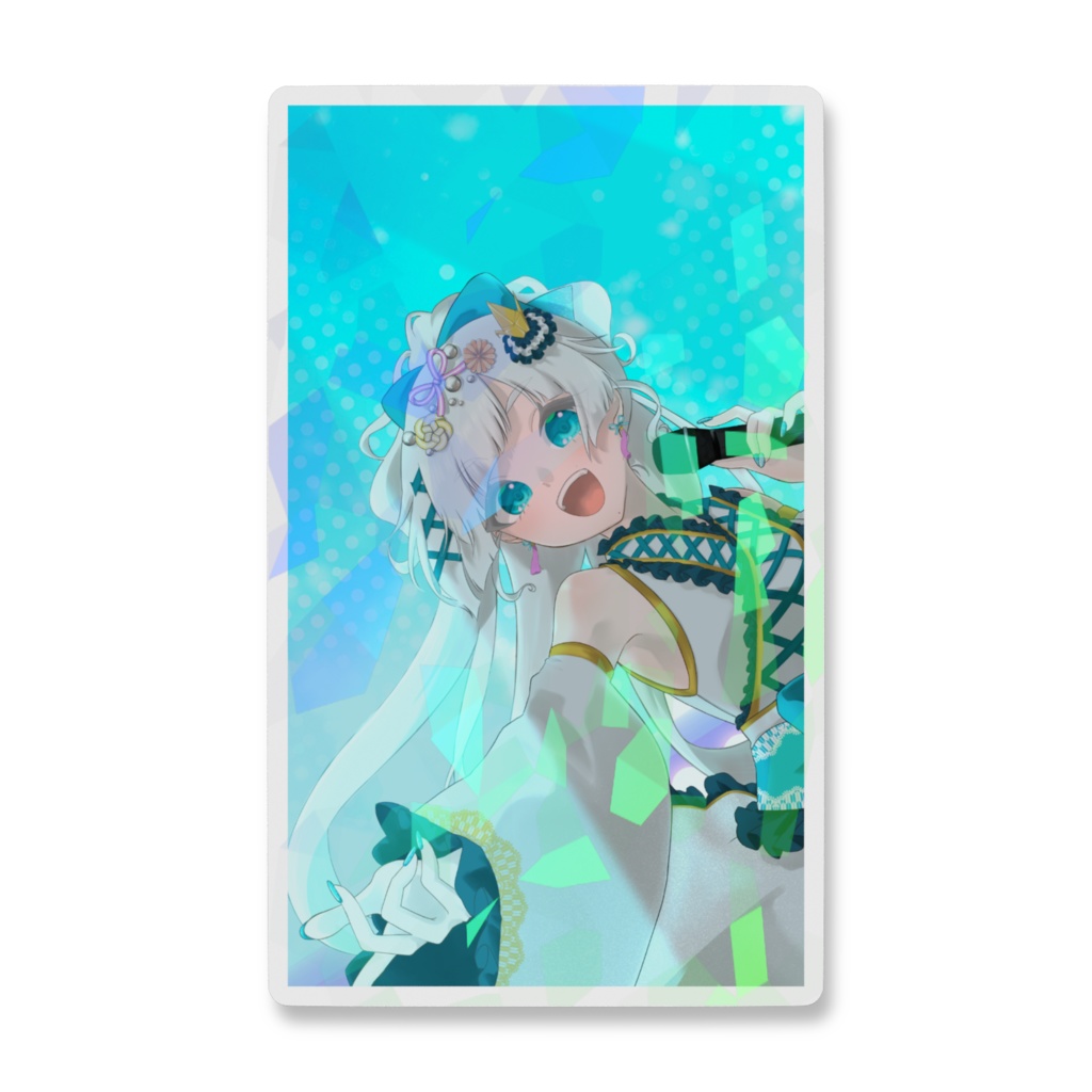 きらきらきぃびじゅスマホステッカー